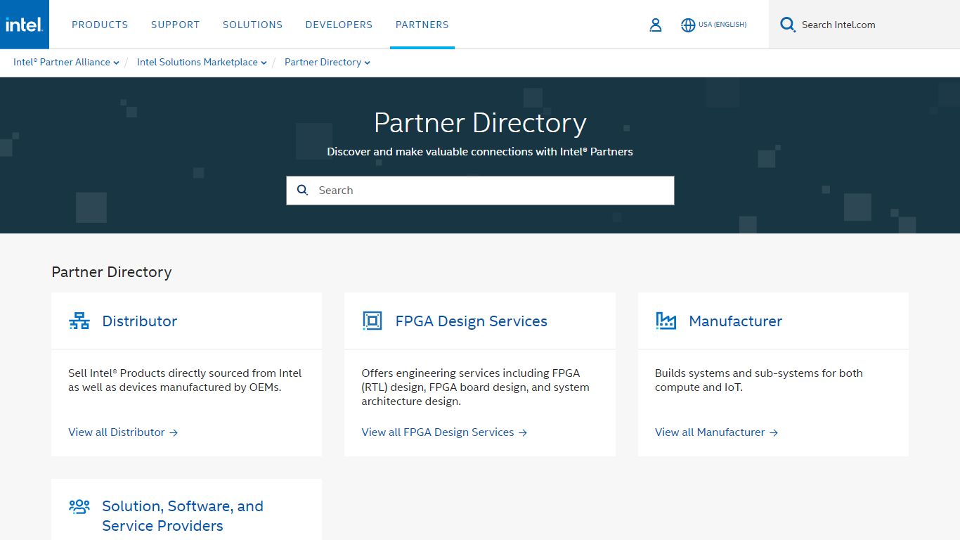 Partner Directory - Intel® Solutions Marketplace